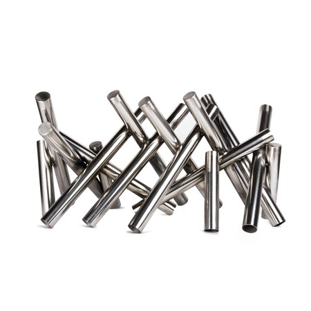The Outdoor Plus 30 Polished SS Logs OPT-CS3010